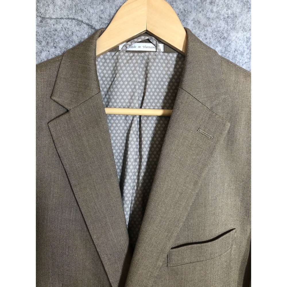 Chaps Ralph Lauren Blazer Mens 44R Brown Blend Suit Jacket Casual Business‎